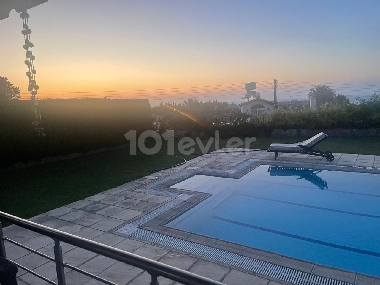 In Çatalköy, Very close to the Main Road, with an Unobstructed Magnificent View, Ultra Luxury 3 + 1 vlla is for sale. ** 