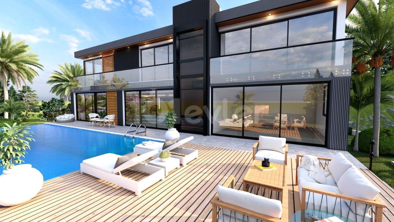 Kyrenia's most ambitious villa project, with its mesmerizing magnificent view, is waiting for its buyer...