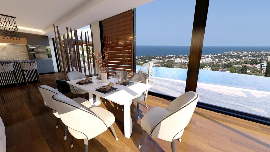 Kyrenia's most ambitious villa project, with its mesmerizing magnificent view, is waiting for its buyer...