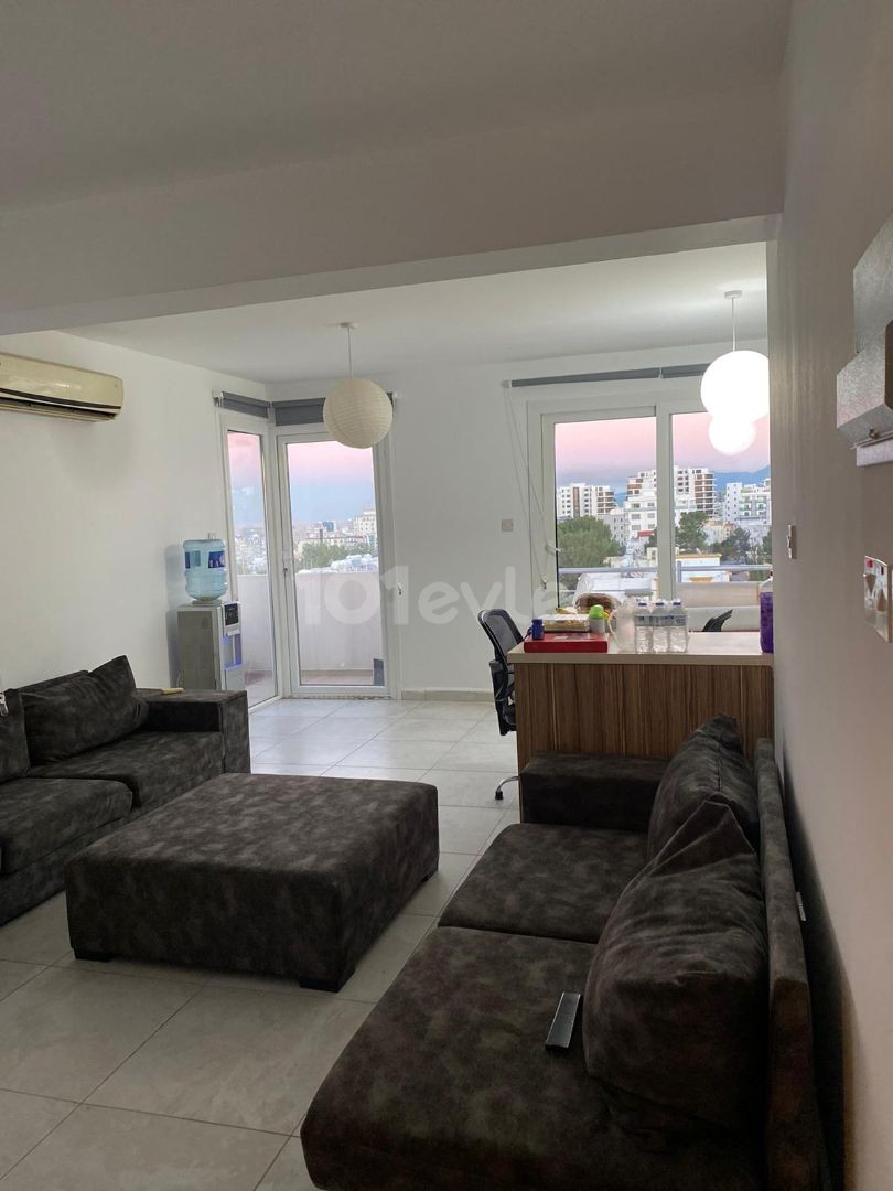 1+1 Penthouse for sale in Kyrenia Center with unobstructed view