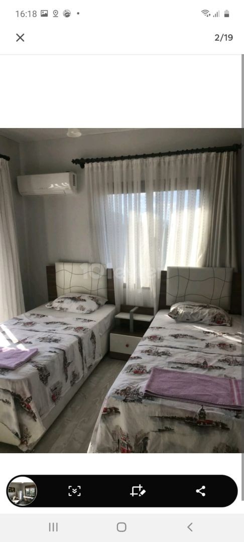 2+1 Wohnung zur täglichen Miete vom Besitzer des Zentrums von Kyrenia ** 