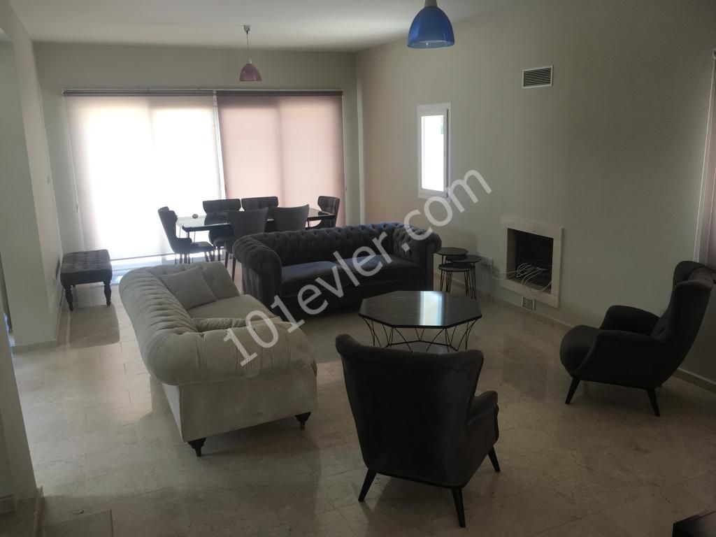 LEFKOŞA YENİŞEHİR'DE SATILIK SIFIR 3+1 FULL EŞYALI VİLLA