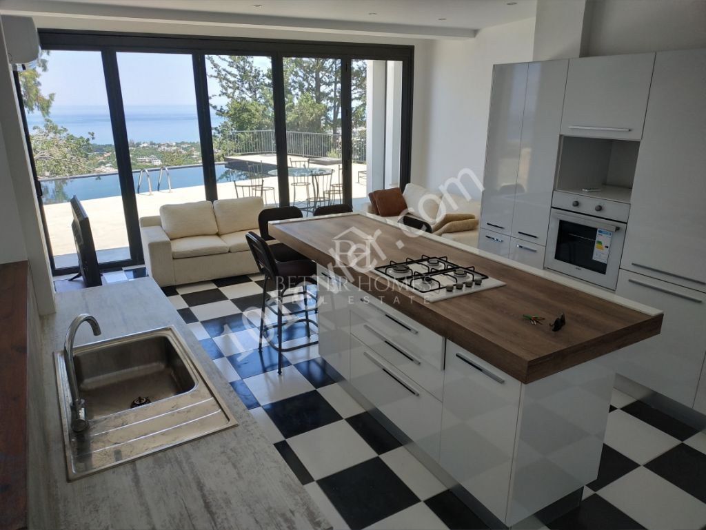 HISTORICAL STONE VILLA WITH A MAGNIFICENT VIEW FOR SALE IN KYRENIA LAPTA ** 