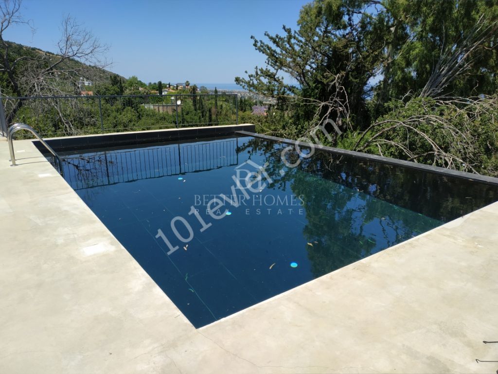 HISTORICAL STONE VILLA WITH A MAGNIFICENT VIEW FOR SALE IN KYRENIA LAPTA ** 