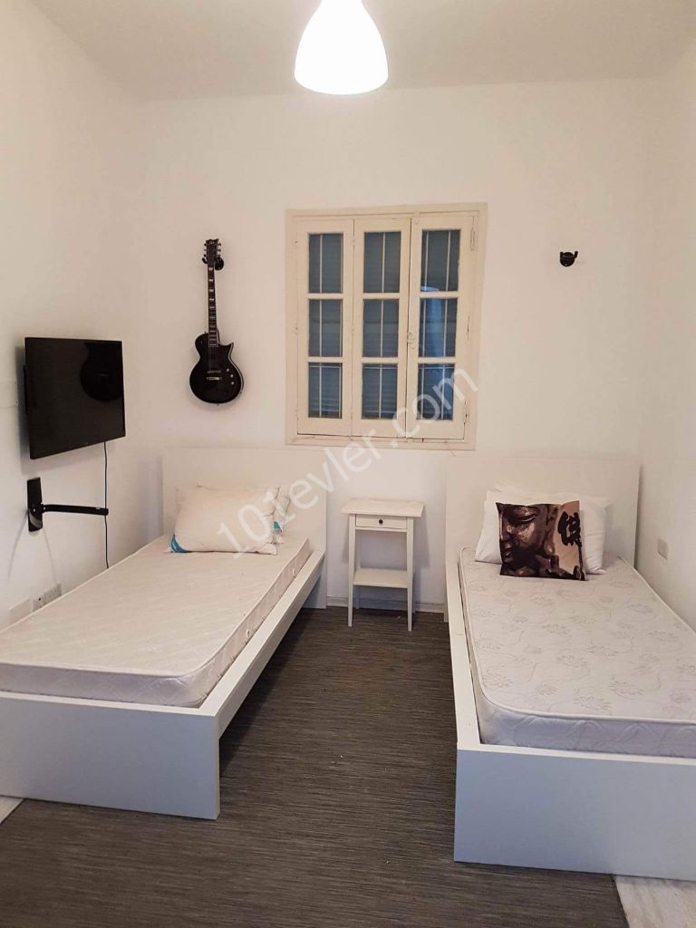 FOR RENT 4 + 1 - Beautifully Renovated Cypriot Village House in the Heart of Ozankoy