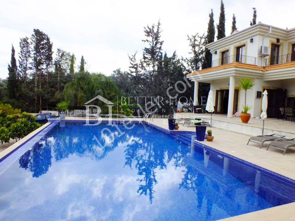 5+2 ULTRA LUXURY VILLA FOR SALE WITH TURKISH COB IN KYRENIA EDREMIT ** 