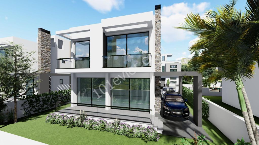 ZERO 3+1 VILLAS FOR SALE IN KYRENIA LAPTA ** 