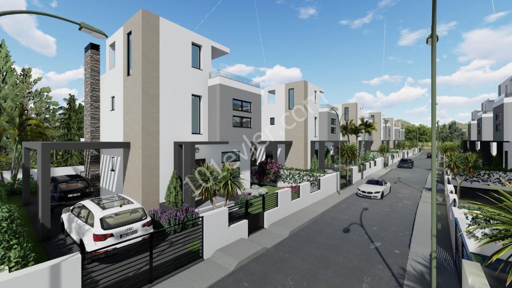 ZERO 3+1 VILLAS FOR SALE IN KYRENIA LAPTA ** 