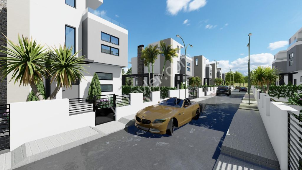 ZERO 3+1 VILLAS FOR SALE IN KYRENIA LAPTA ** 