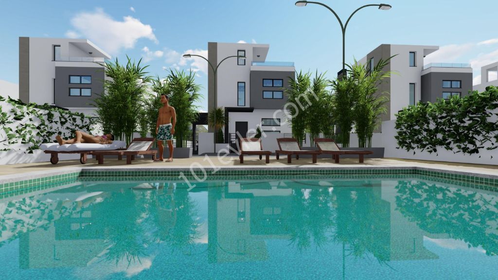 ZERO 3+1 VILLAS FOR SALE IN KYRENIA LAPTA ** 