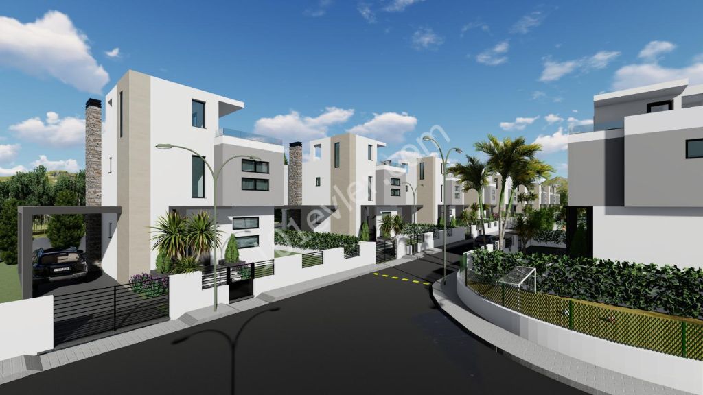 ZERO 3+1 VILLAS FOR SALE IN KYRENIA LAPTA ** 