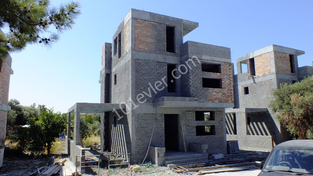 ZERO 3+1 VILLAS FOR SALE IN KYRENIA LAPTA ** 