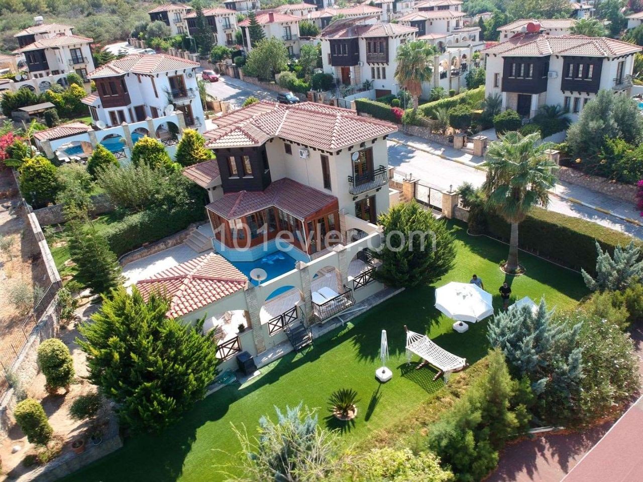 Villa with spacious and perfectly landscaped garden for sale in Bellapais, Girne ** 