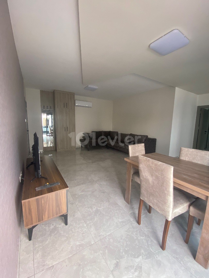 Nicosia Küçük Kaymaklı Division. New fully furnished 90m2 2+1 flat for rent…