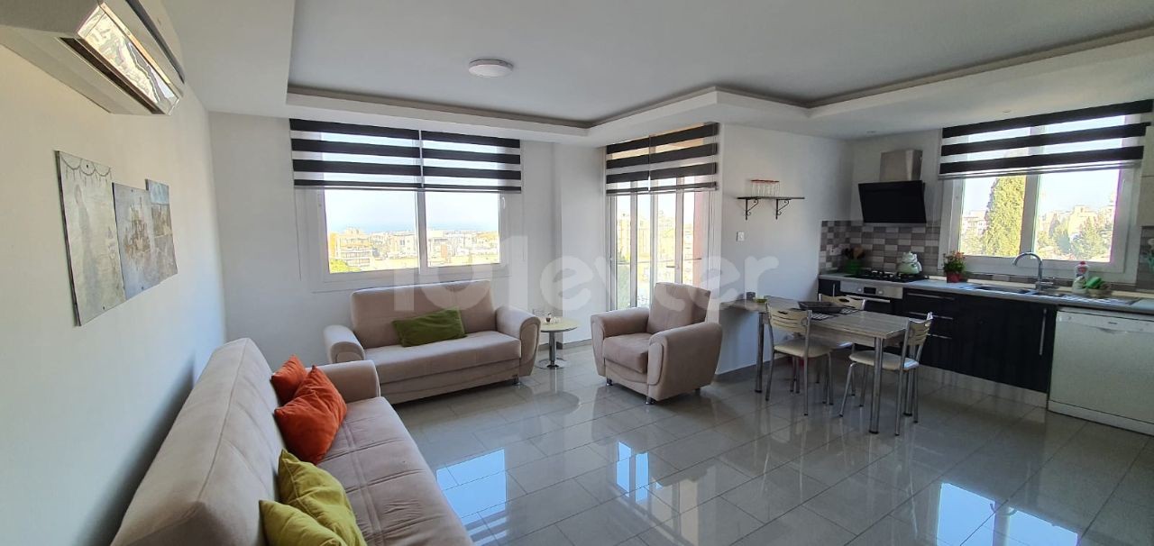 2+1 Fully Furnished Flat for Rent in the Center of Kyrenia Available as of September 1