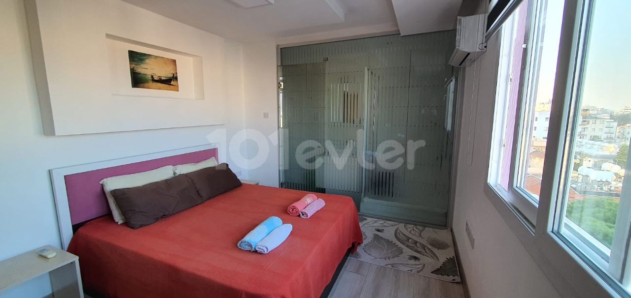 2+1 Fully Furnished Flat for Rent in the Center of Kyrenia Available as of September 1