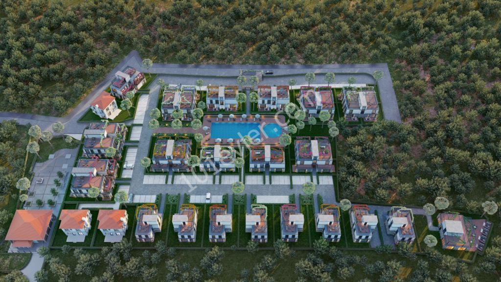 Villa for sale on a luxury site in Kyrenia Alsancak ** 