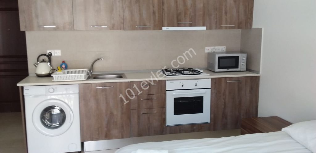 İskele / Long Beach' de, kiralık 1+0 daire.