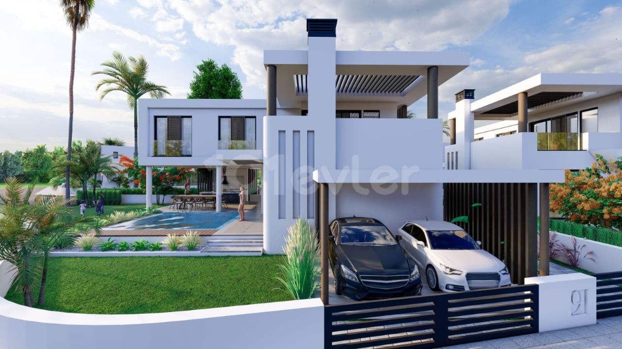 HAVUZLU Tam Müstakil Villa - %30 ön peşinatla satış başladı