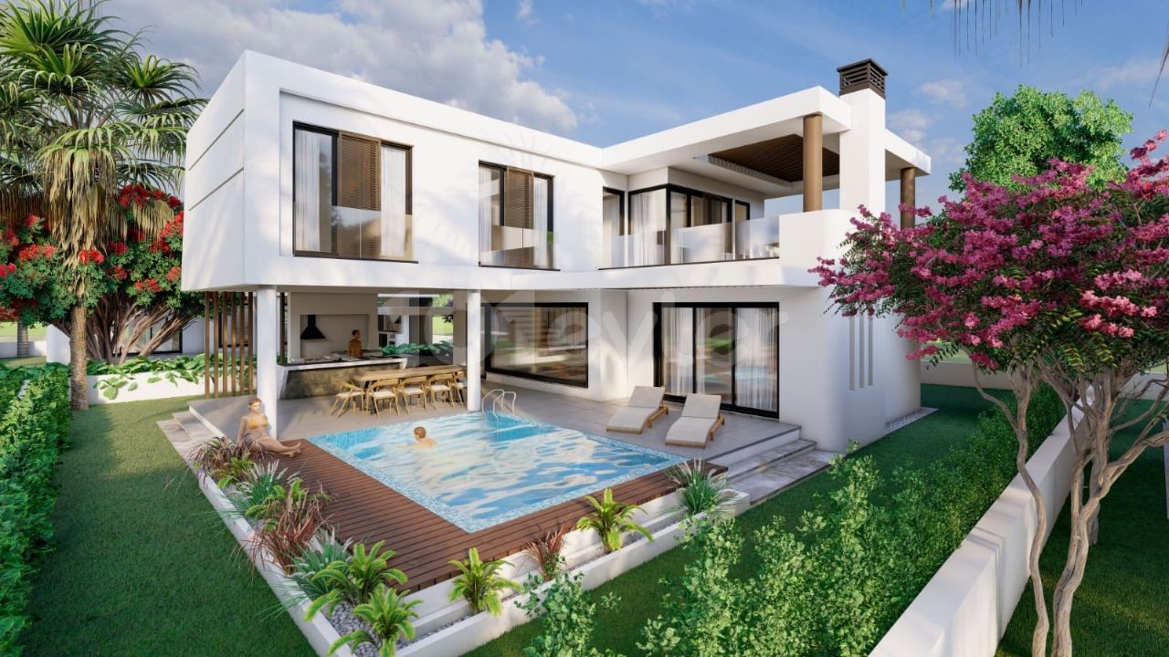 HAVUZLU Tam Müstakil Villa - %30 ön peşinatla satış başladı