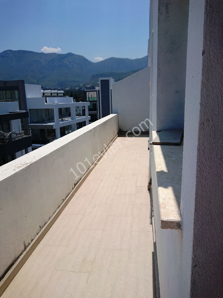 FURNISHED Penthouse Apartment FOR SALE with 2+1 Mountain and SEA Views in A Quality Elevator Building in Kyrenia Central ** 