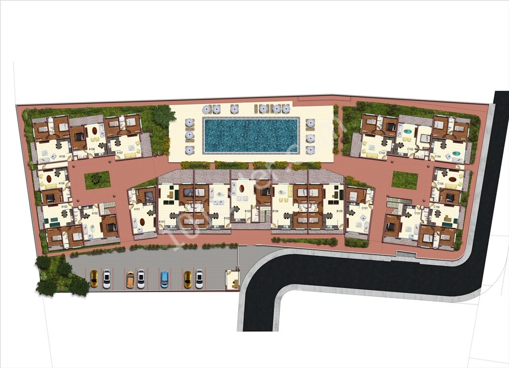 Flat For Sale in Doğanköy, Kyrenia