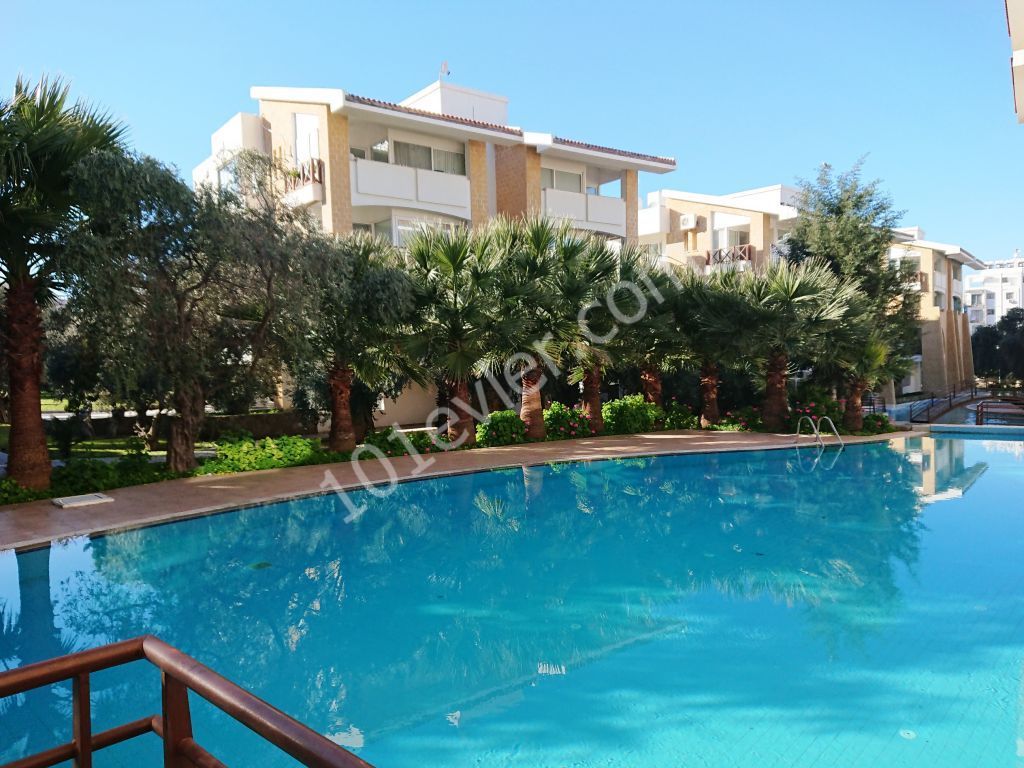 A Large 1+1 Turkish Title Deed Apartment Furnished with QUALITY Goods on a Prestigious Site with a Shared Pool is FOR SALE ** 