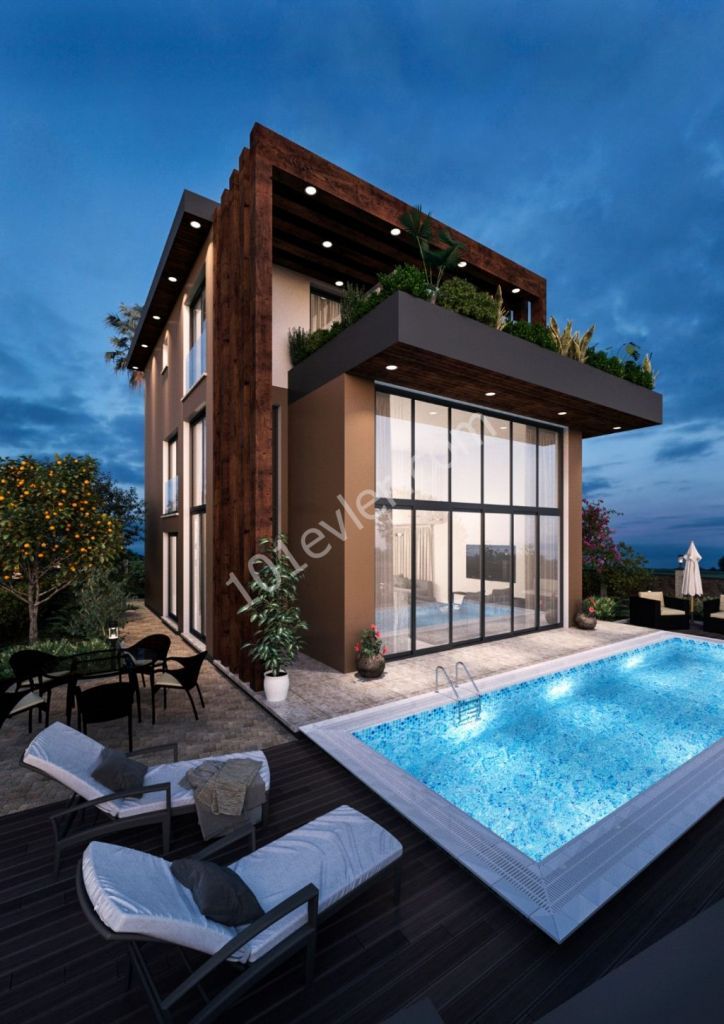 5+1 Triplex Villas in Kyrenia Ozankoy 199,000Stg.Starting from Prices! ** 