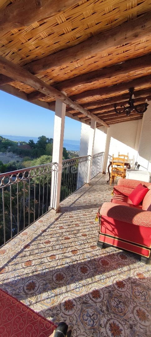 3+1 Duplex Apartment for Rent with a Terrace with Jacuzzi, On a Site with a Sports Area with an Authentic Architectural Communal Pool at the Foot of the Karmi Mountain! ** 