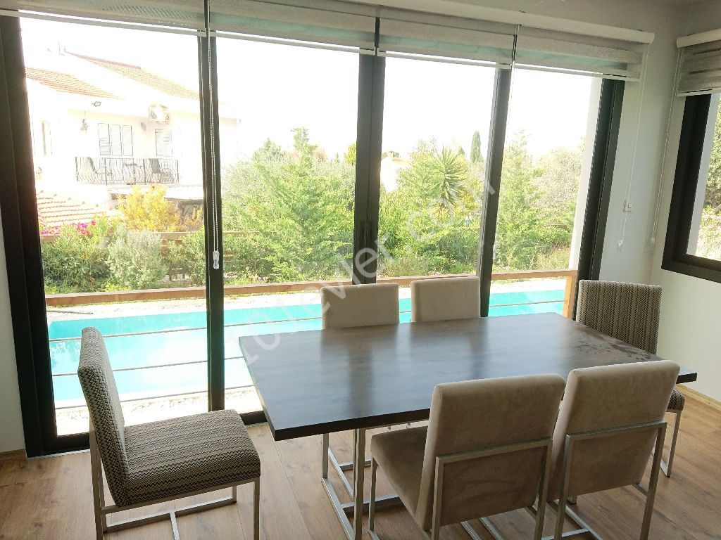 Modern Villa FOR SALE in Çatalköy with 4 + 1 Private Pool in Nature! ** 