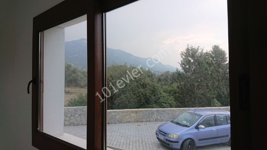 1+ 1 TURKISH TITLE DEED Apartment FOR SALE in Ozankoy with a Ground Floor Garden with Mountain and Sea Views! ** 