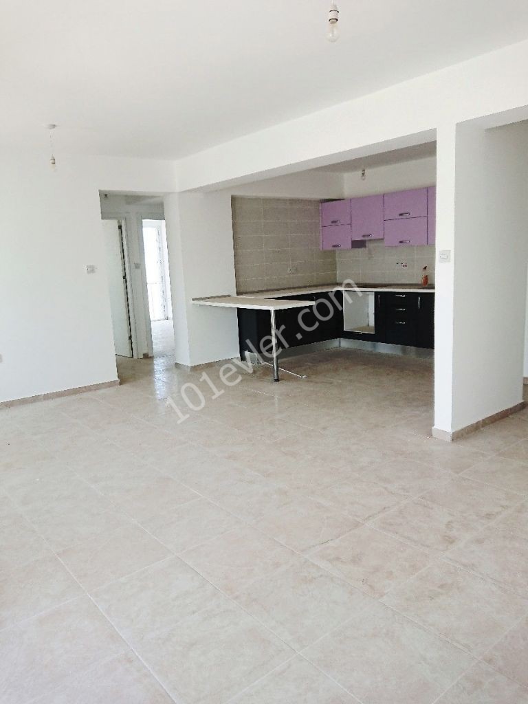 A Spacious 3 + 1 Apartment for Rent with a view of the Mountains and the Sea in a New Elevator Building in the Center of Kyrenia! **  ** 