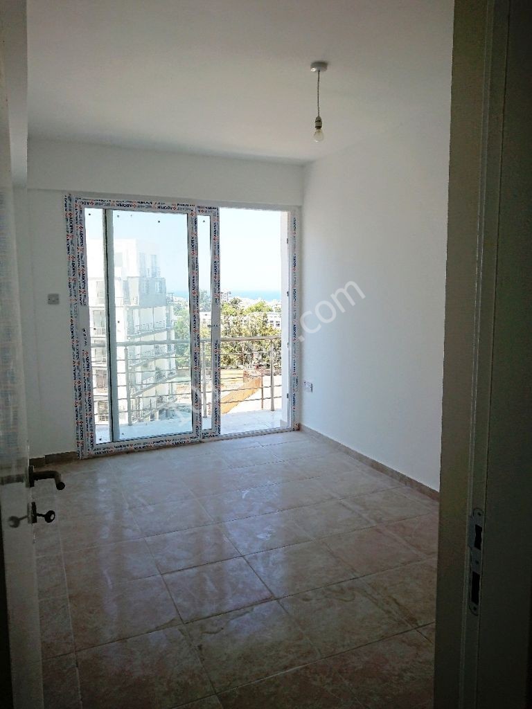 A Spacious 3 + 1 Apartment for Rent with a view of the Mountains and the Sea in a New Elevator Building in the Center of Kyrenia! **  ** 