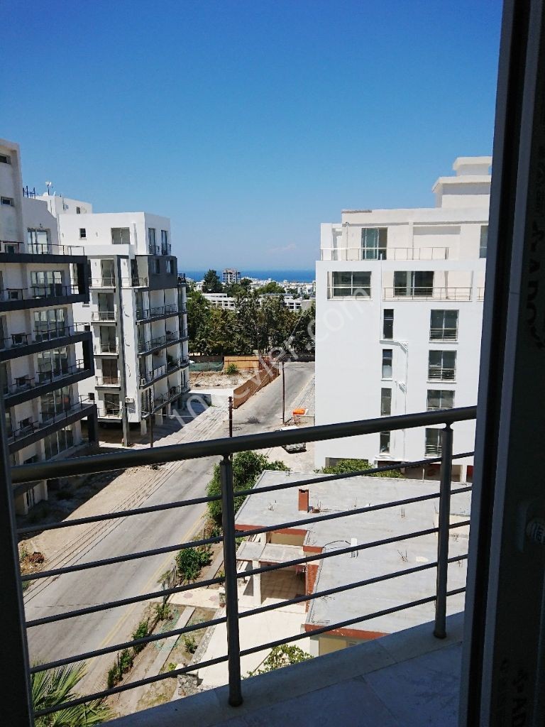 A Spacious 3 + 1 Apartment for Rent with a view of the Mountains and the Sea in a New Elevator Building in the Center of Kyrenia! **  ** 