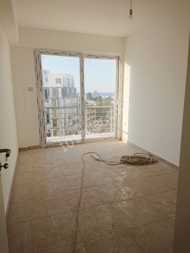 A Spacious 3 + 1 Apartment for Rent with a view of the Mountains and the Sea in a New Elevator Building in the Center of Kyrenia! **  ** 