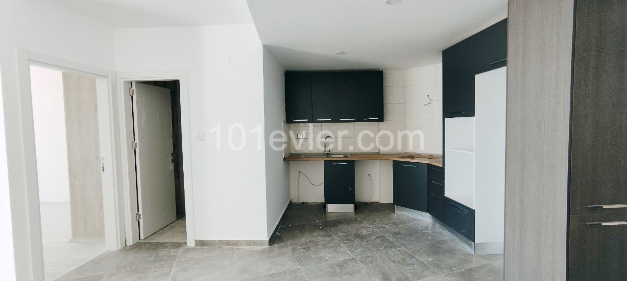 1 +1 for Rent and Sale in a Prestigious New Residence Building in a Modern Developed Area of Kyrenia Leading to the Ring Road ** 