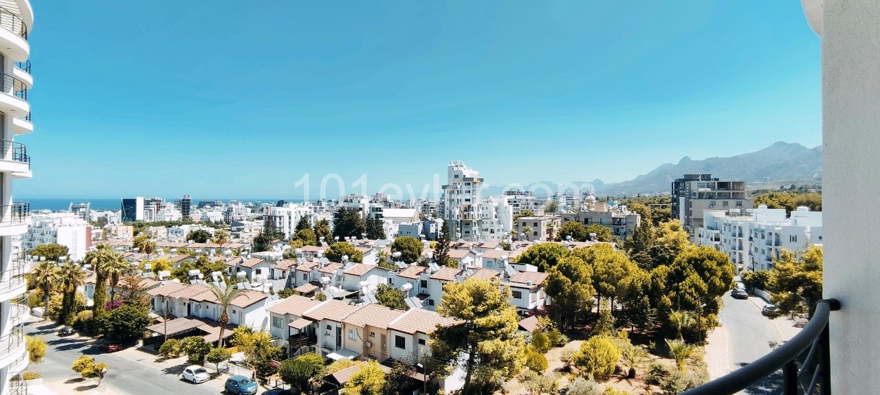 1 +1 for Rent and Sale in a Prestigious New Residence Building in a Modern Developed Area of Kyrenia Leading to the Ring Road ** 