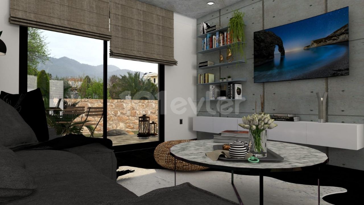 Convenient and economical 2+1 villas in Girne, Karşıyaka! Delivery in 4 months!