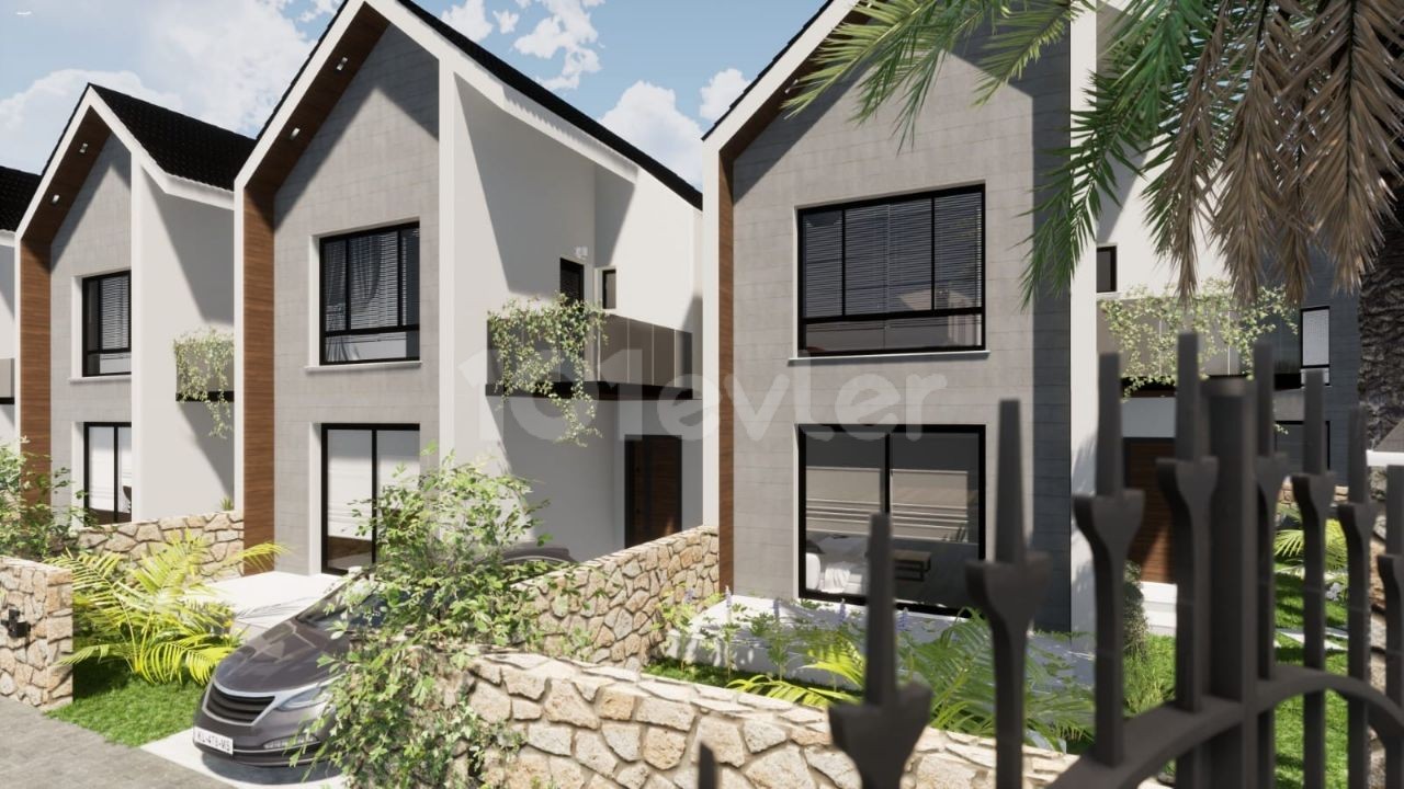 Convenient and economical 2+1 villas in Girne, Karşıyaka! Delivery in 4 months!