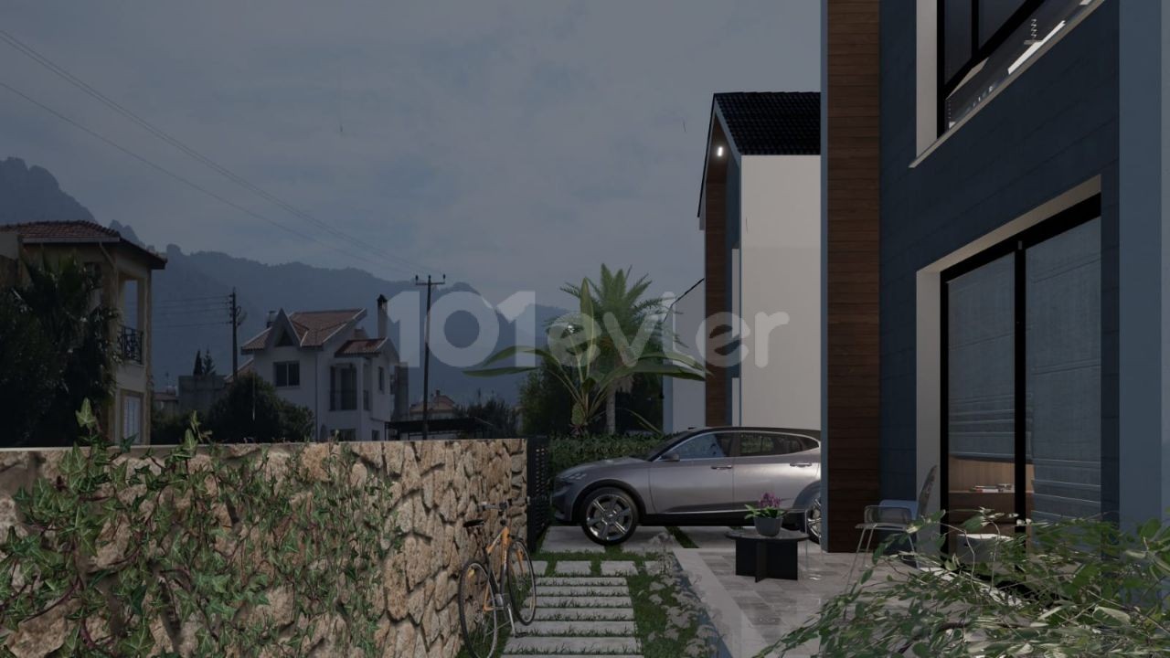 Convenient and economical 2+1 villas in Girne, Karşıyaka! Delivery in 4 months!