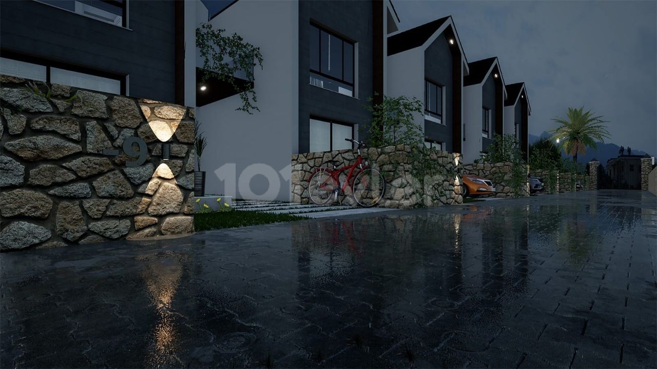 Convenient and economical 2+1 villas in Girne, Karşıyaka! Delivery in 4 months!