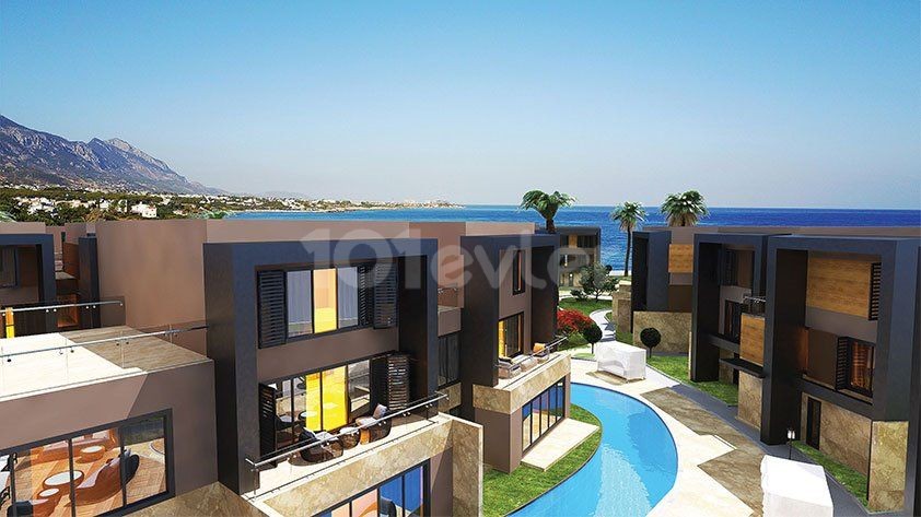 3+1 Apartment for Sale in a secure complex consisting of Loft Apartments in Kervansaray 