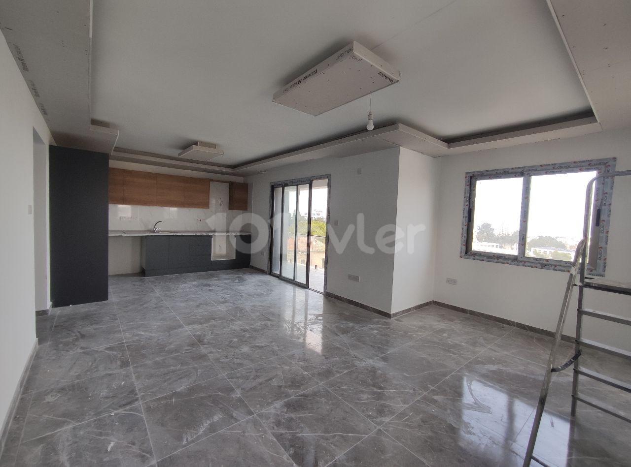 Last 2 3+1 apartments for sale in a new building with elevator in Kyrenia Center