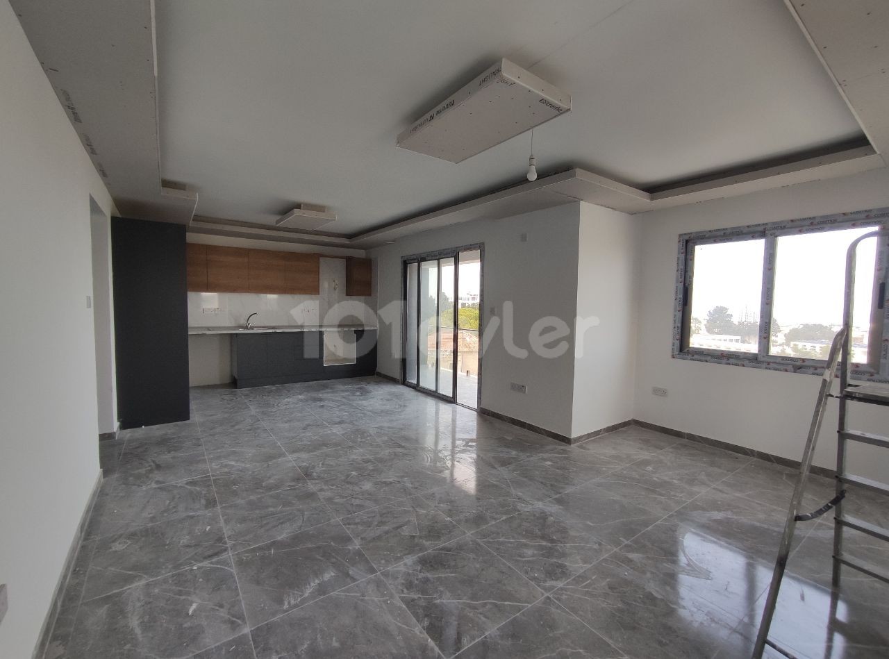 Last 2 3+1 apartments for sale in a new building with elevator in Kyrenia Center