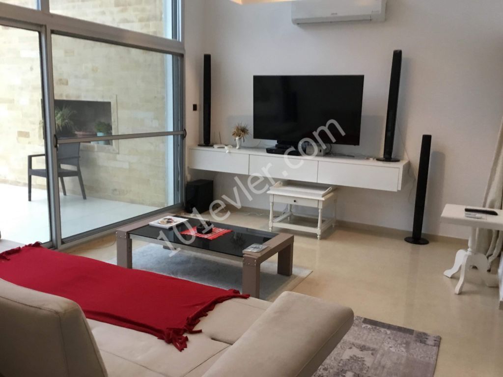 2+1 Duplex (220 m2) Penthouse with Full Luxury Furniture, Inventor Air Conditioning WITH Shared POOL in Kyrenia PAID VAT- TRANSFORMER ! ** 