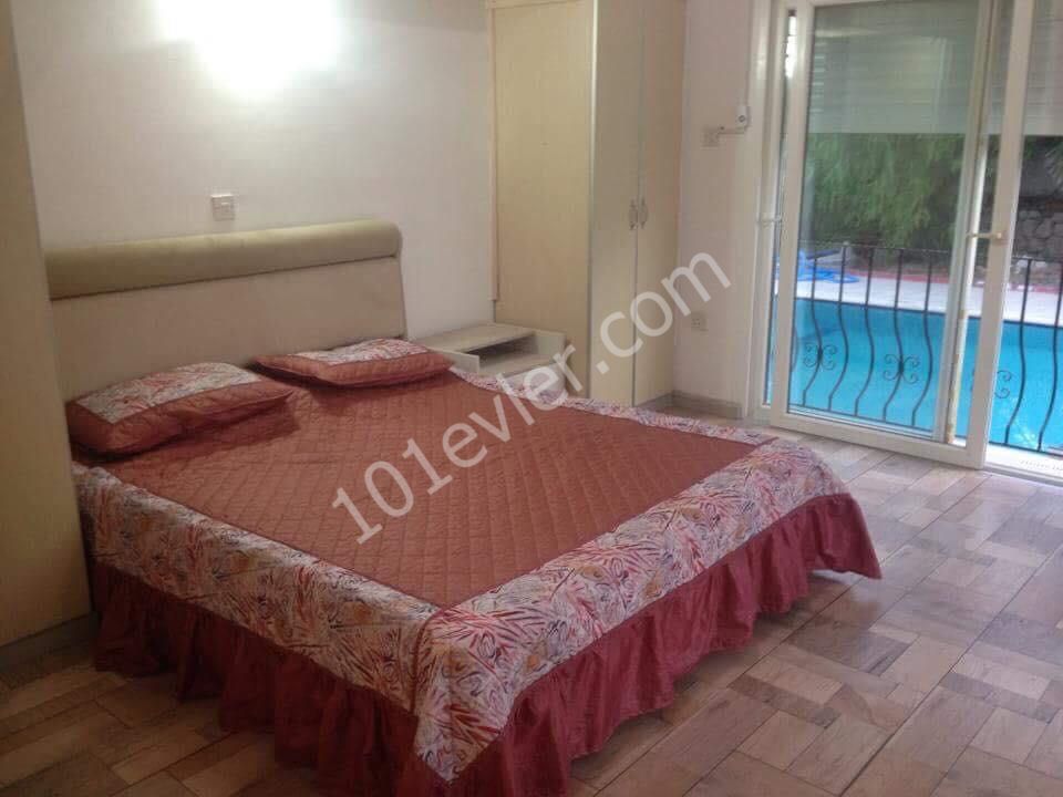 Ground Floor (2+2) 120 m2 Fully Furnished Apartment with Its Own Garden, Shared Pool (Used by Only 3 Apartments) in Kyrenia Alsancak 120 m2 VAT / TRANSFORMER PAID ** 