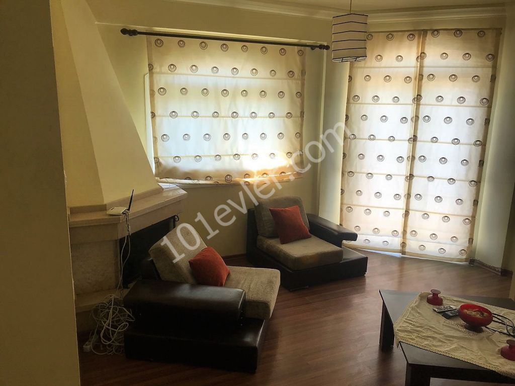 (3 +1 ) 130 M2 Penthouse for Sale with Full Furniture, Air Conditioning, Fireplace, Turkish Cob in the Central Location of Hamitkoy !!!!!THERE IS NO VAT!!! ** 