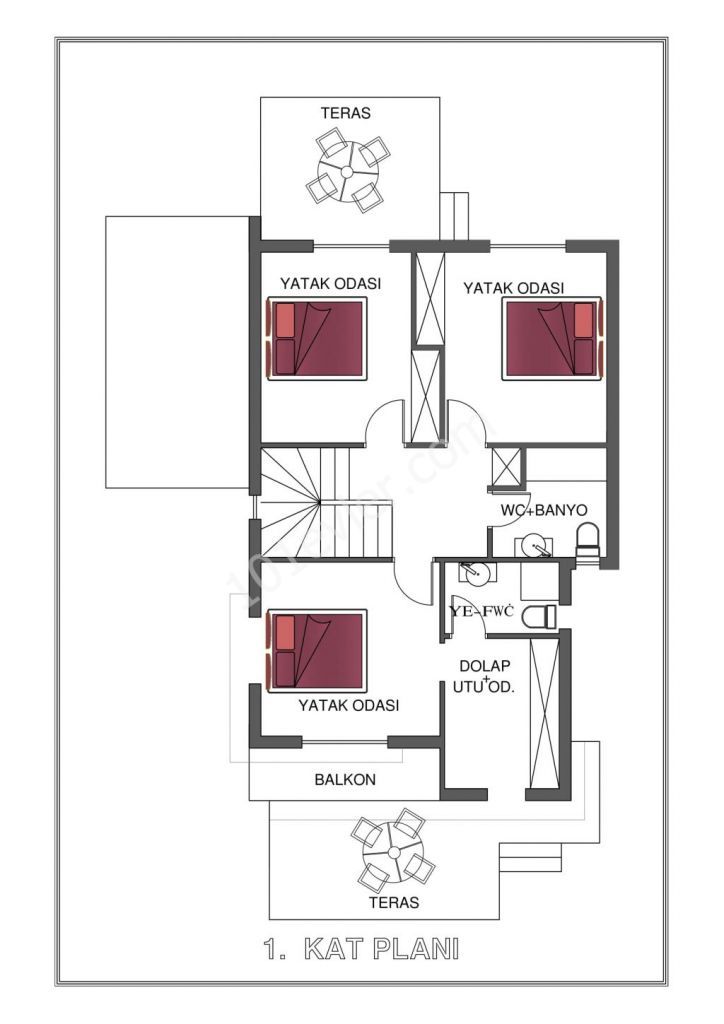 Lefkoşa'da Türk Koçanlı 200 m2  ULTRA Lüks 3+1  Müstakil Villa Ayda Sadece 1000 STG ile Sahip Olabilirsiniz