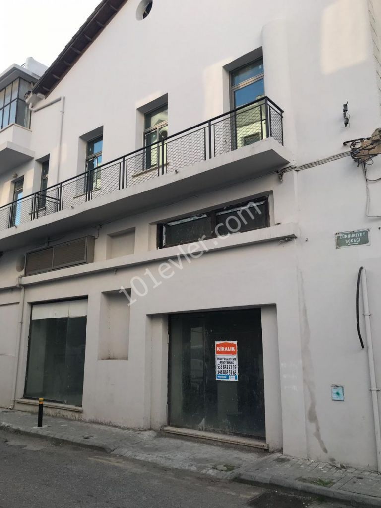 Shops for Rent in the Magnificent Location of Sarayonu in Nicosia, Right in the Center (100m2) and as a Corner Shop (200m2) ** 