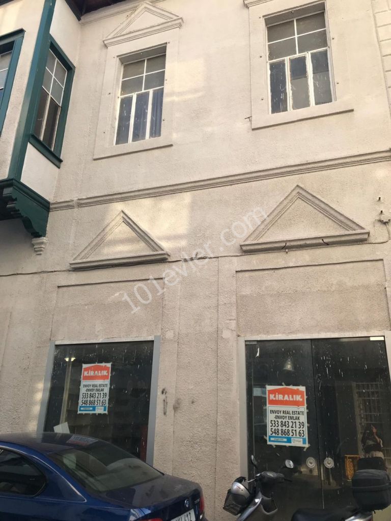 Shops for Rent in the Magnificent Location of Sarayonu in Nicosia, Right in the Center (100m2) and as a Corner Shop (200m2) ** 